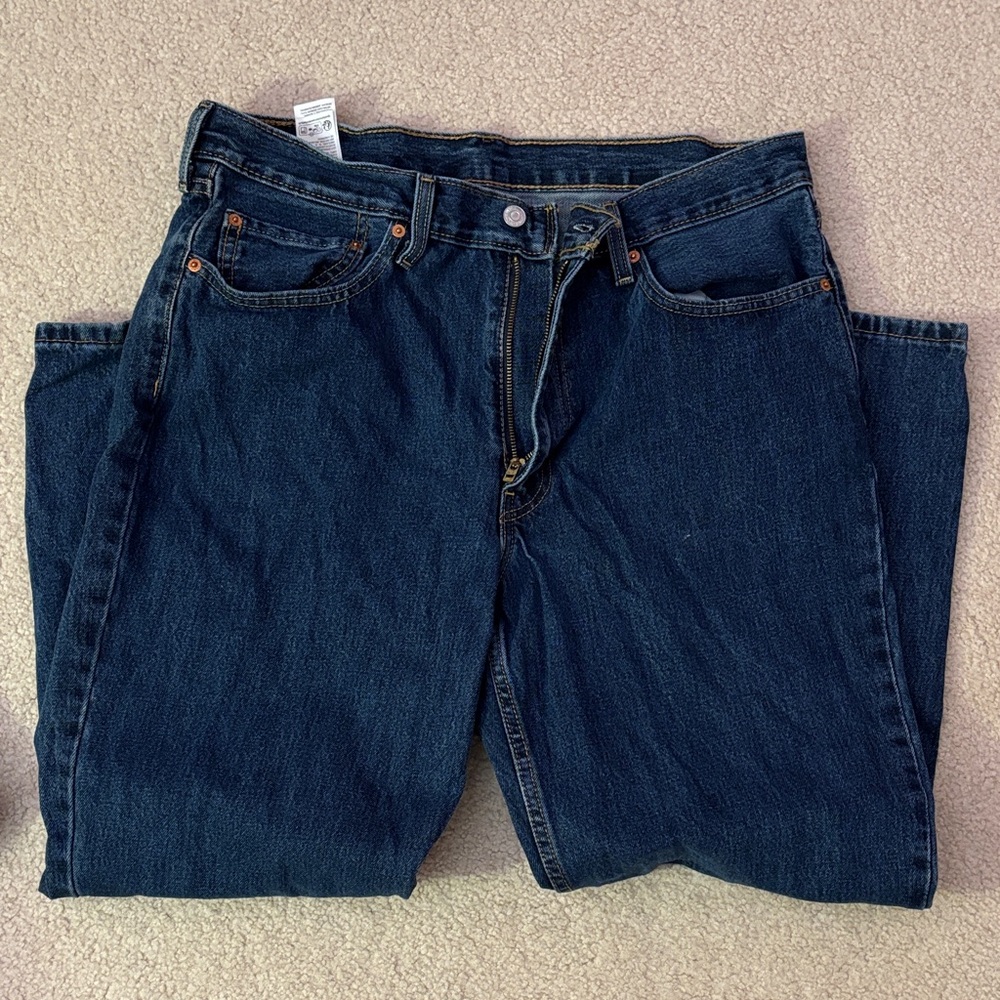 Levi's Dark Blue Relaxed Jeans